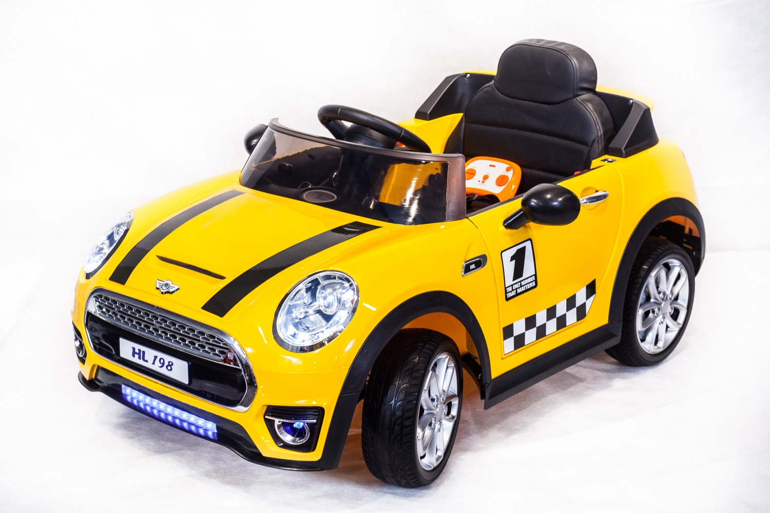 детский электромобиль mini cooper hl198