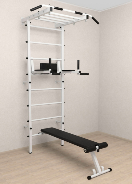 Шведская стенка Sv Pro рукоход 854 (Турник Pro рукоход/Брусья/стойка/Скамья)