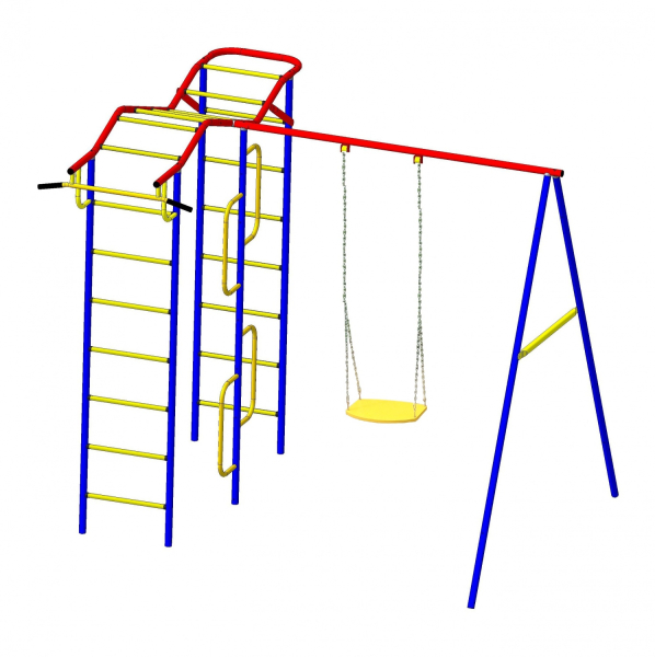 Детский спортивный комплекс для дачи Пионер "Вираж" (ЦК)