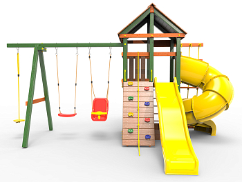 Детская площадка Пикник "Вега Д" с винтовой трубой