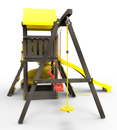 Детская площадка Пикник "Блэк" с винтовой трубой