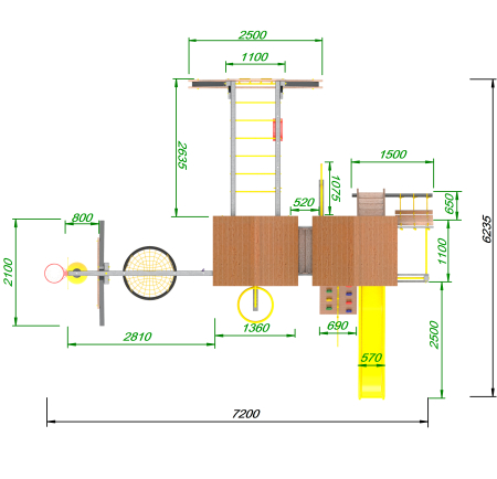 Детская площадка Пикник "Урбан Д" Пацифик