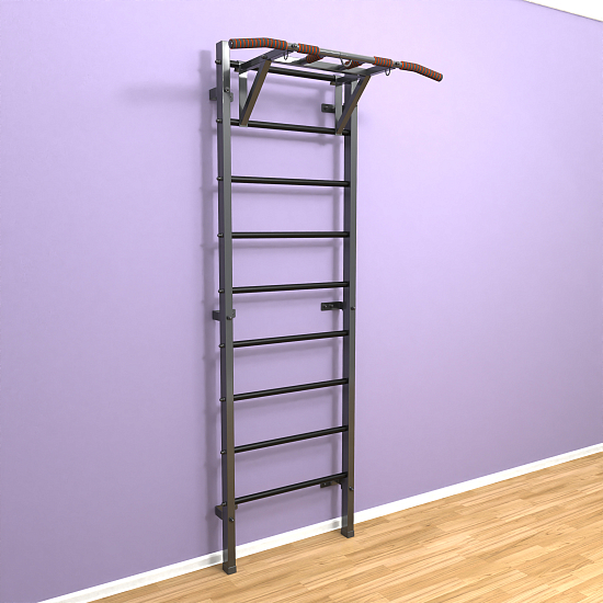 картинка Шведская стенка "LittleSport" Pull-Up (черный*черный) от магазина Лазалка