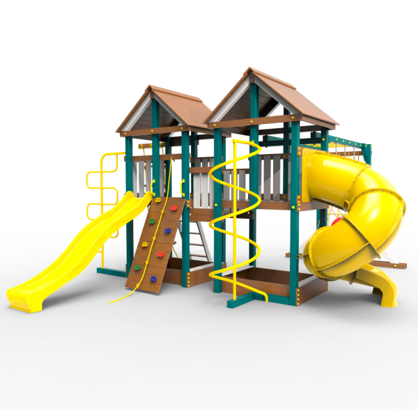 Детская площадка Пикник "Лэйк Д" Пацифик Лайт с винтовой трубой