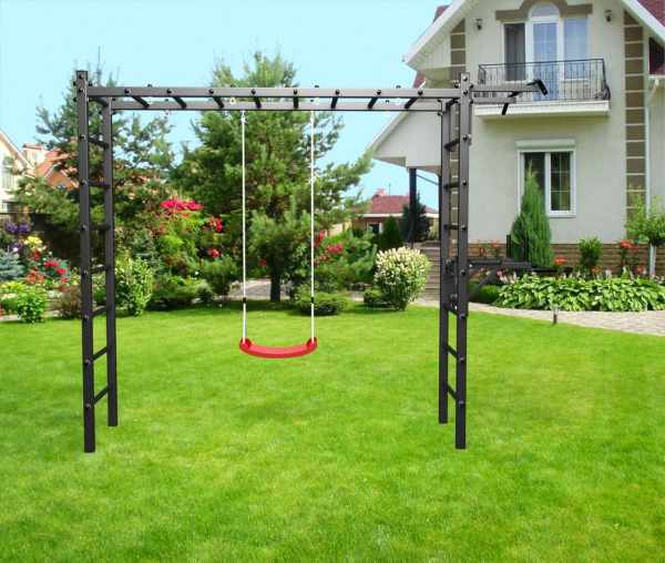 картинка Уличная шведская стенка Sv Sport рукоход У515 (Турник/Брусья/"Лодочка") от магазина Лазалка