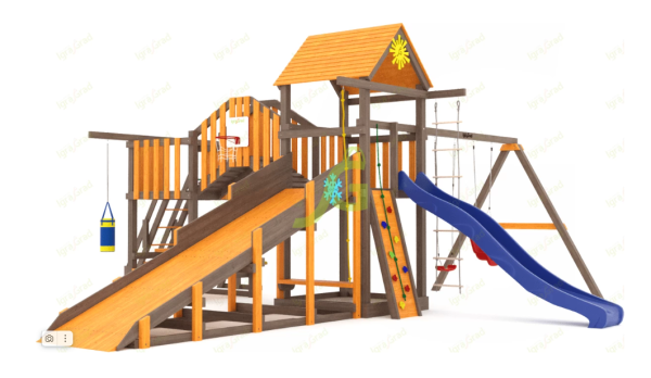 картинка Всесезонная площадка IgraGrad С Мостик 1 SF1 от магазина Лазалка