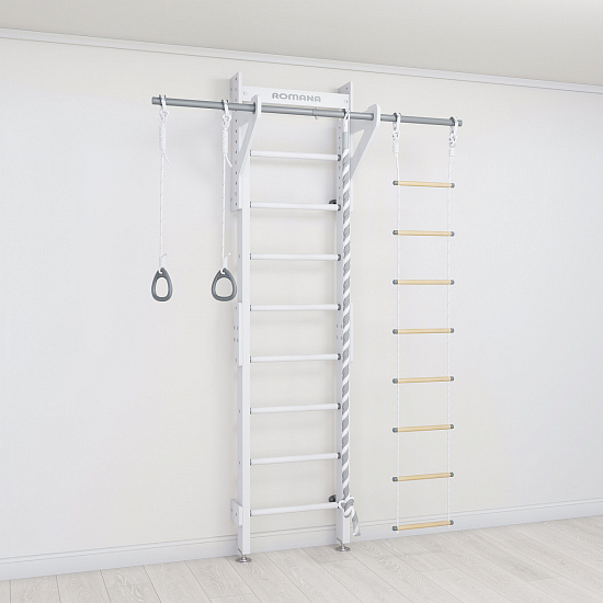 картинка Комплекс «Шведская стенка деревянная ROMANA Eco 2.1» от магазина Лазалка